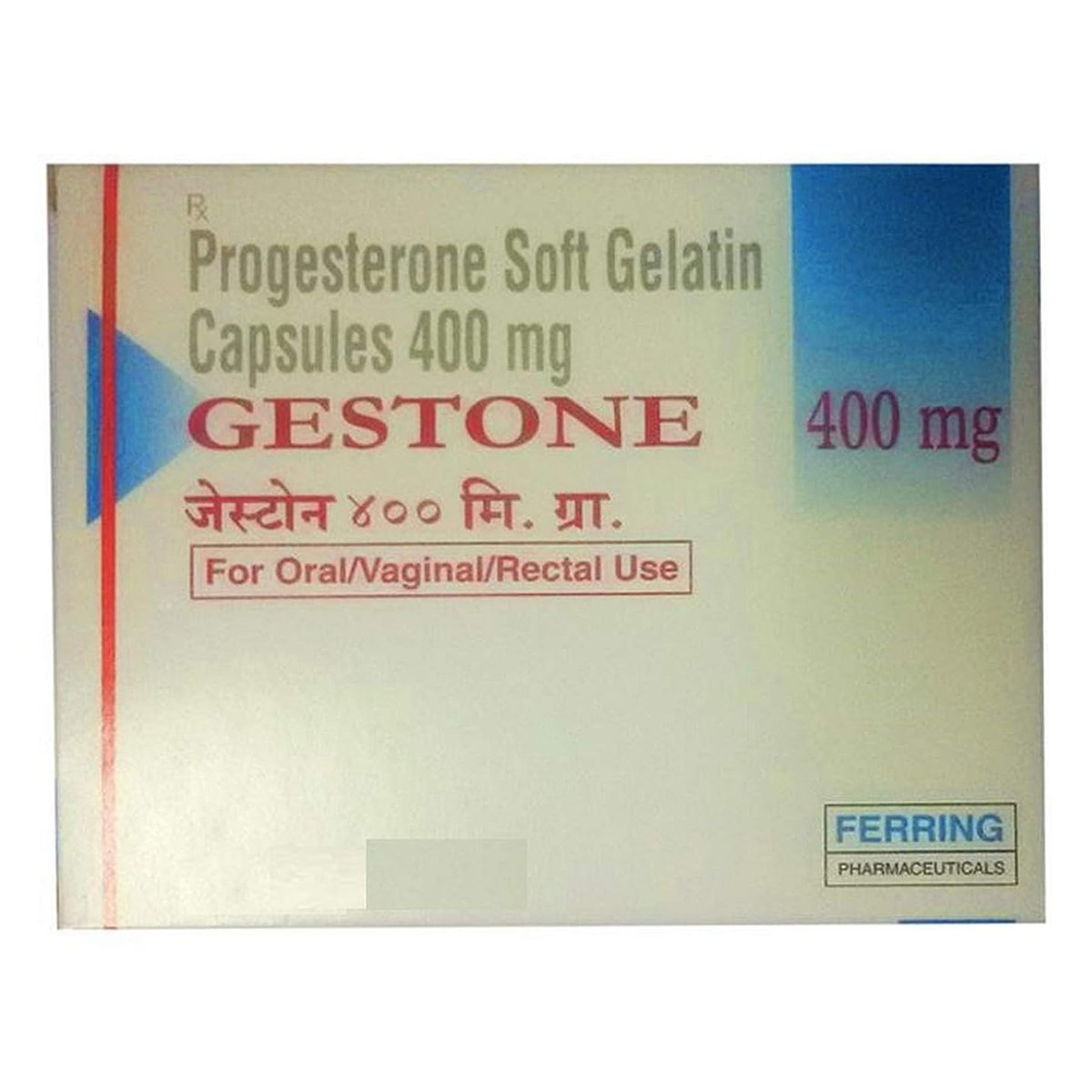 Gestone 400 mg Capsule 10's, Pack of 10 CAPSULES Gestone 400 mg Capsule 10's, Pack of 10 CAPSULES