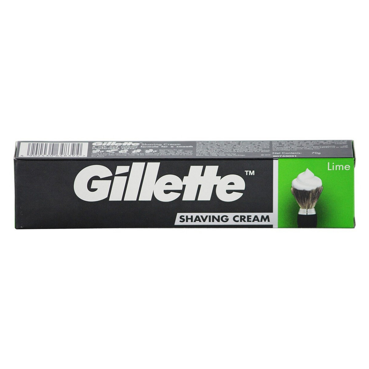 Gillette Lime Shaving Cream, 70 gm, Pack of 1 Gillette Lime Shaving Cream, 70 gm, Pack of 1