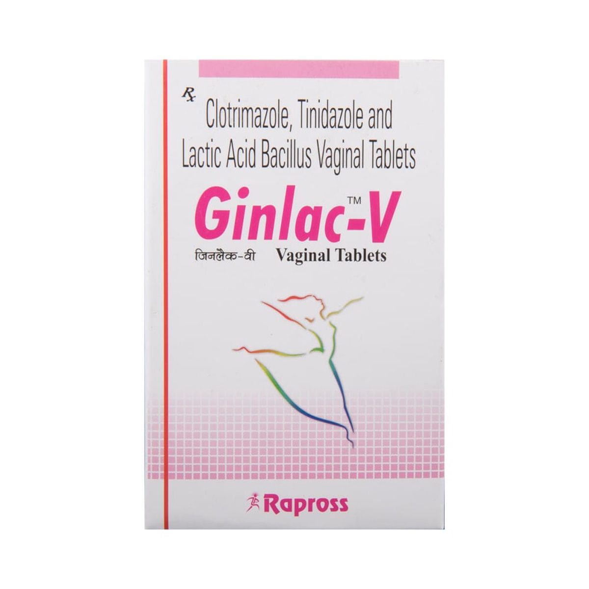 Buy Ginlac-V Vaginal Tablet 4's Online