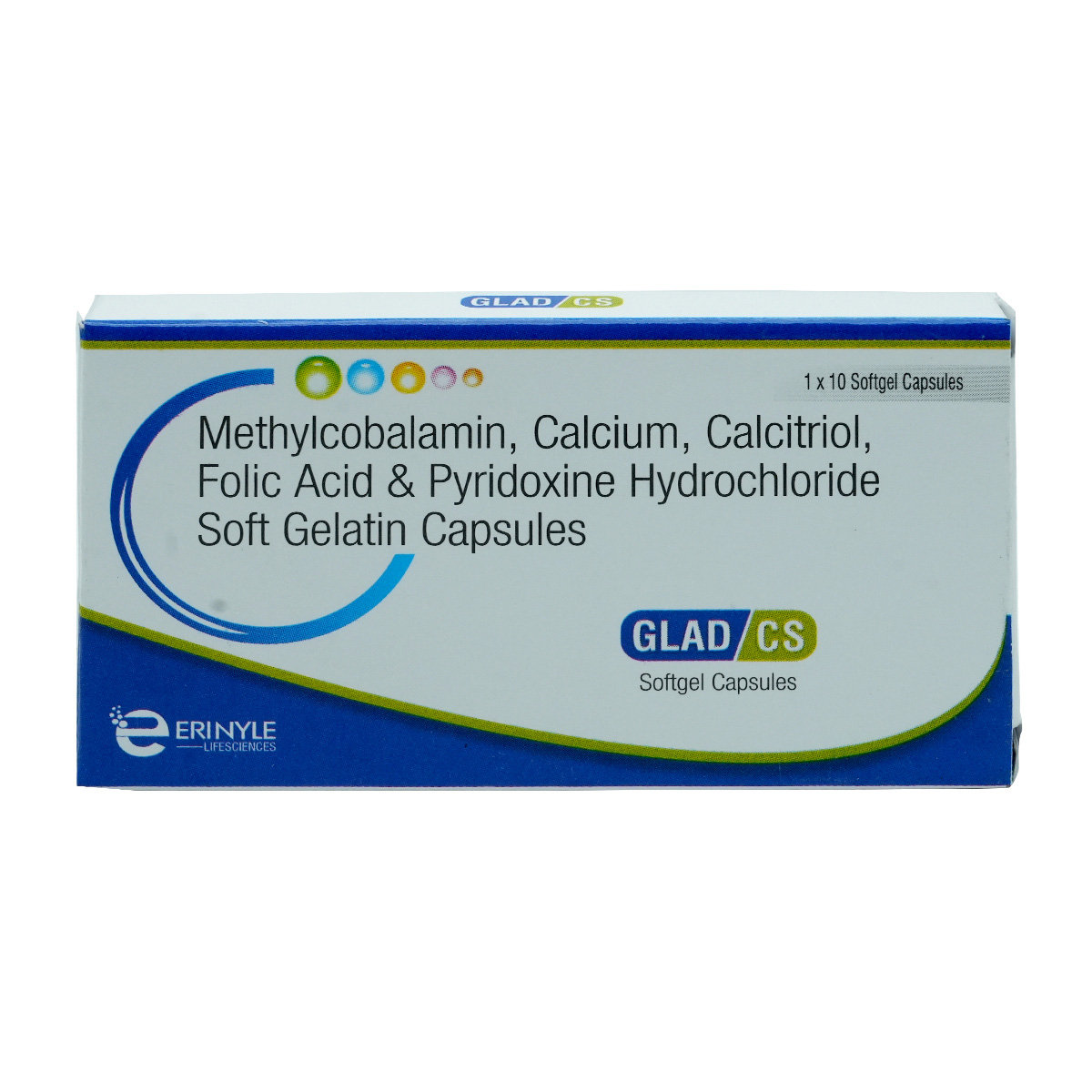 Glad CS Softgel Capsule 10's, Pack of 10 CapsuleS Glad CS Softgel Capsule 10's, Pack of 10 CapsuleS