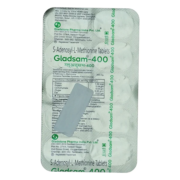 Gladsam 400 mg Tablet 10's, Pack of 10