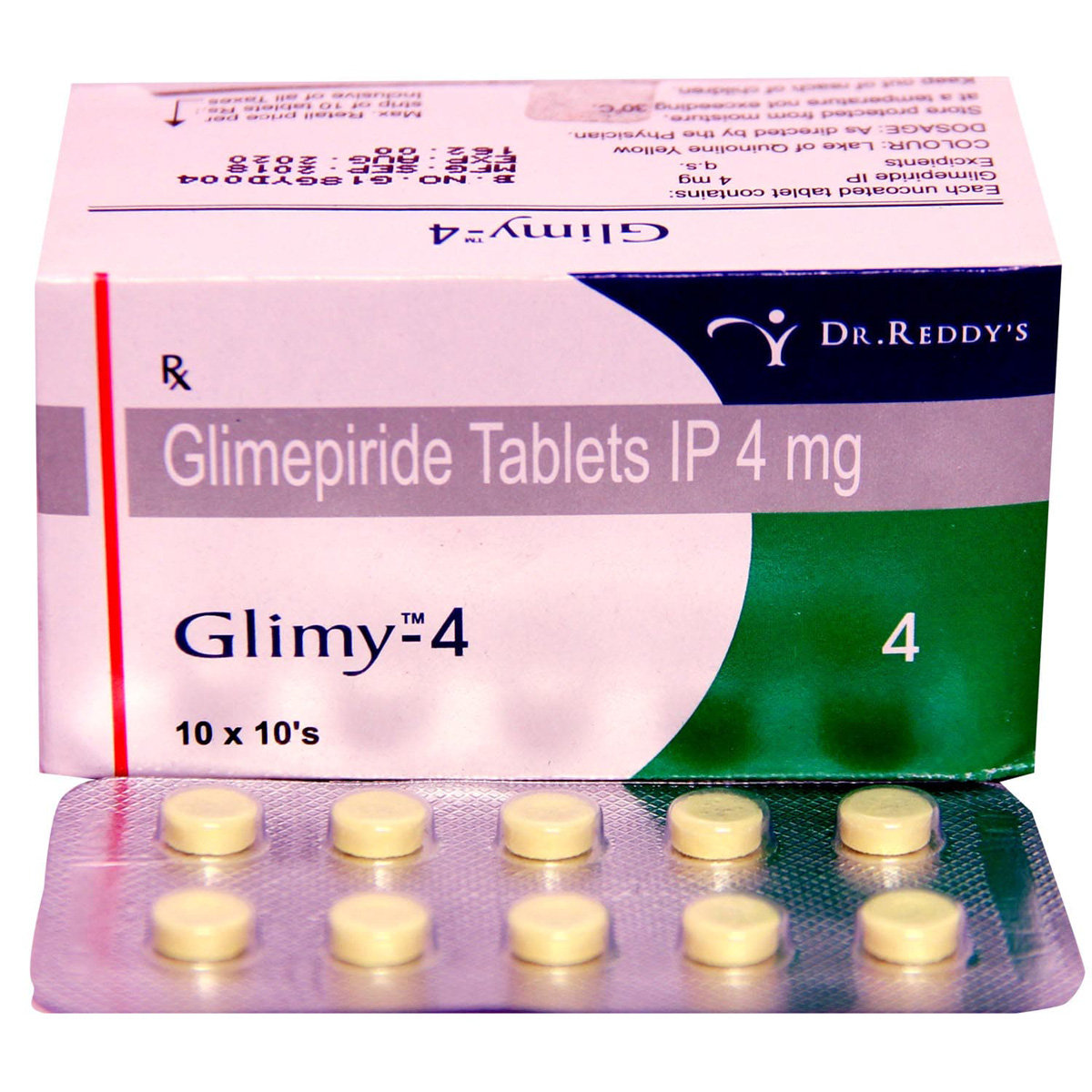 Glimy-4 Tablet 10's, Pack of 10 TABLETS Glimy-4 Tablet 10's, Pack of 10 TABLETS