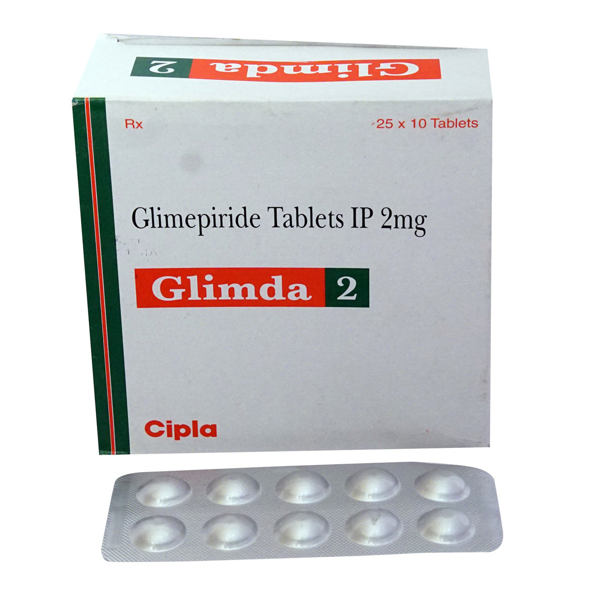Glimda 2 Tablet 10's, Pack of 10 TABLETS Glimda 2 Tablet 10's, Pack of 10 TABLETS