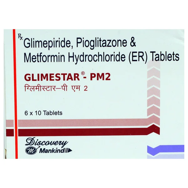 Glimestar-PM 2 Tablet 10's, Pack of 10 TABLETS