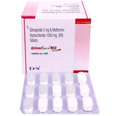 Glimisave M 2 Forte Tablet 15's, Pack of 15 TABLETS