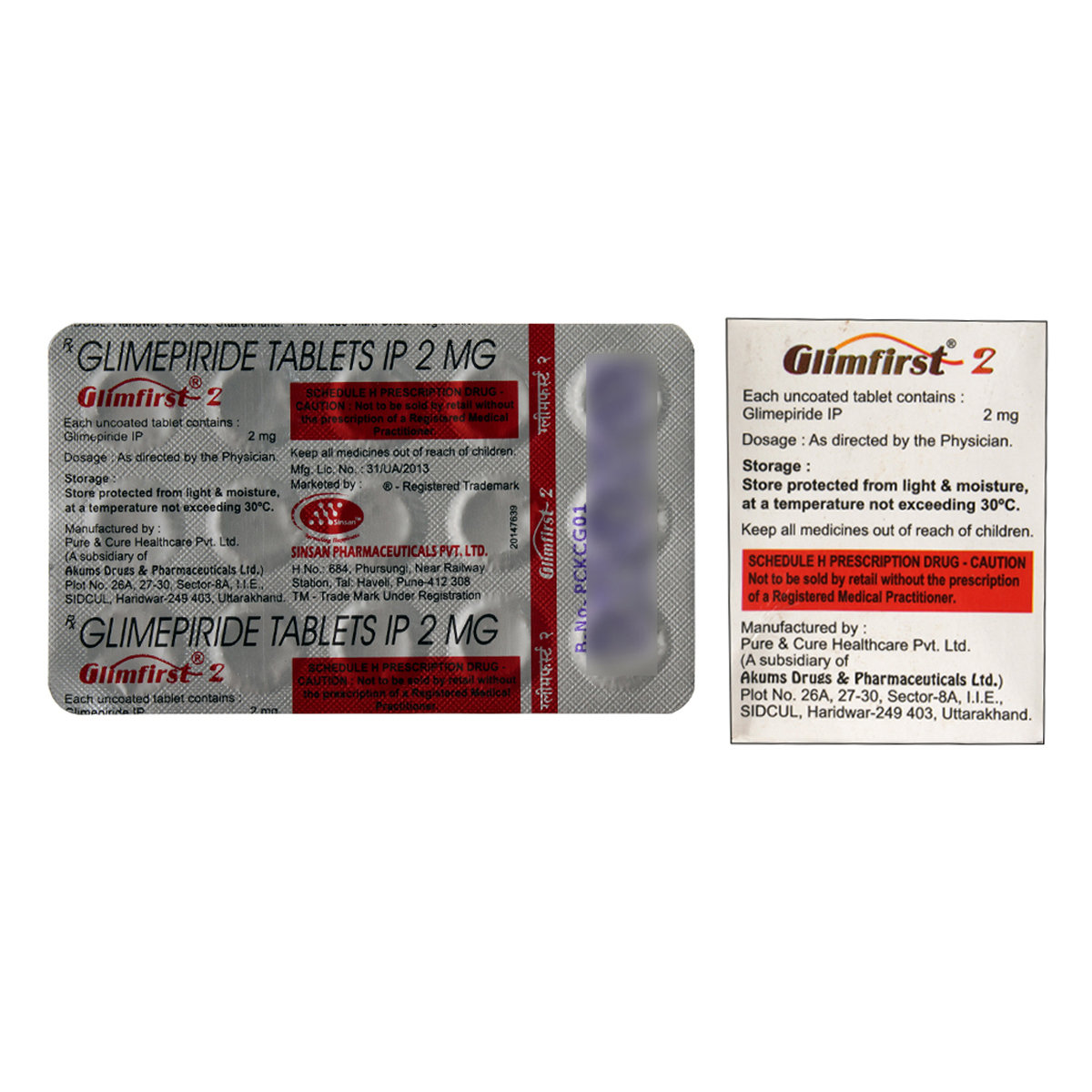 Glimfirst-2 Tablet 15's, Pack of 15 TabletS Glimfirst-2 Tablet 15's, Pack of 15 TabletS