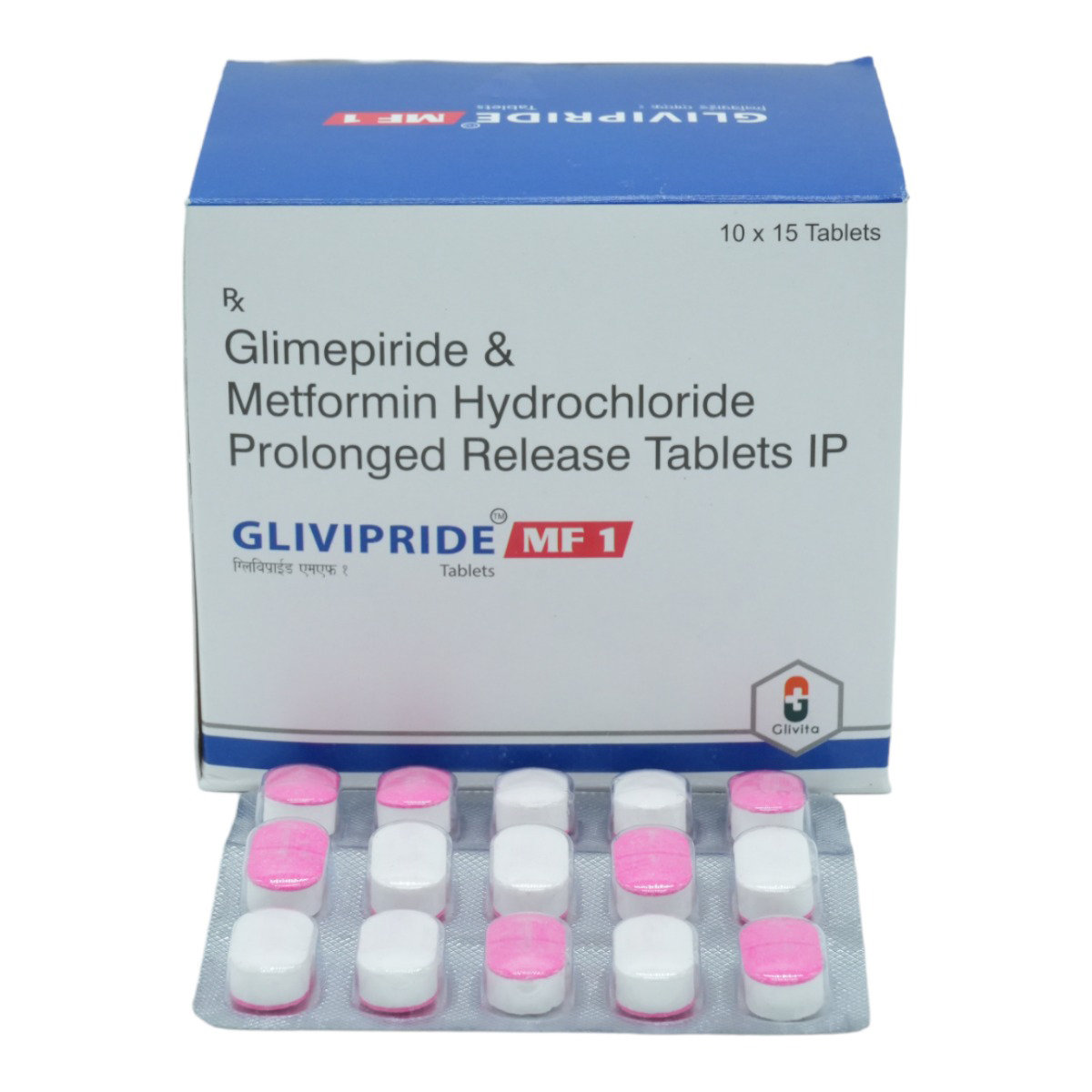 Glivipride MF1 Tablet 15's, Pack of 15 TabletS Glivipride MF1 Tablet 15's, Pack of 15 TabletS