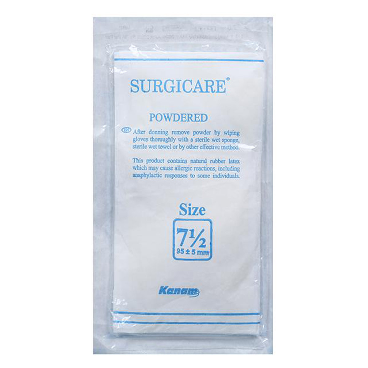 Surgicare Gloves Powder Less 7.5, 1 Count, Pack of 1 Surgicare Gloves Powder Less 7.5, 1 Count, Pack of 1