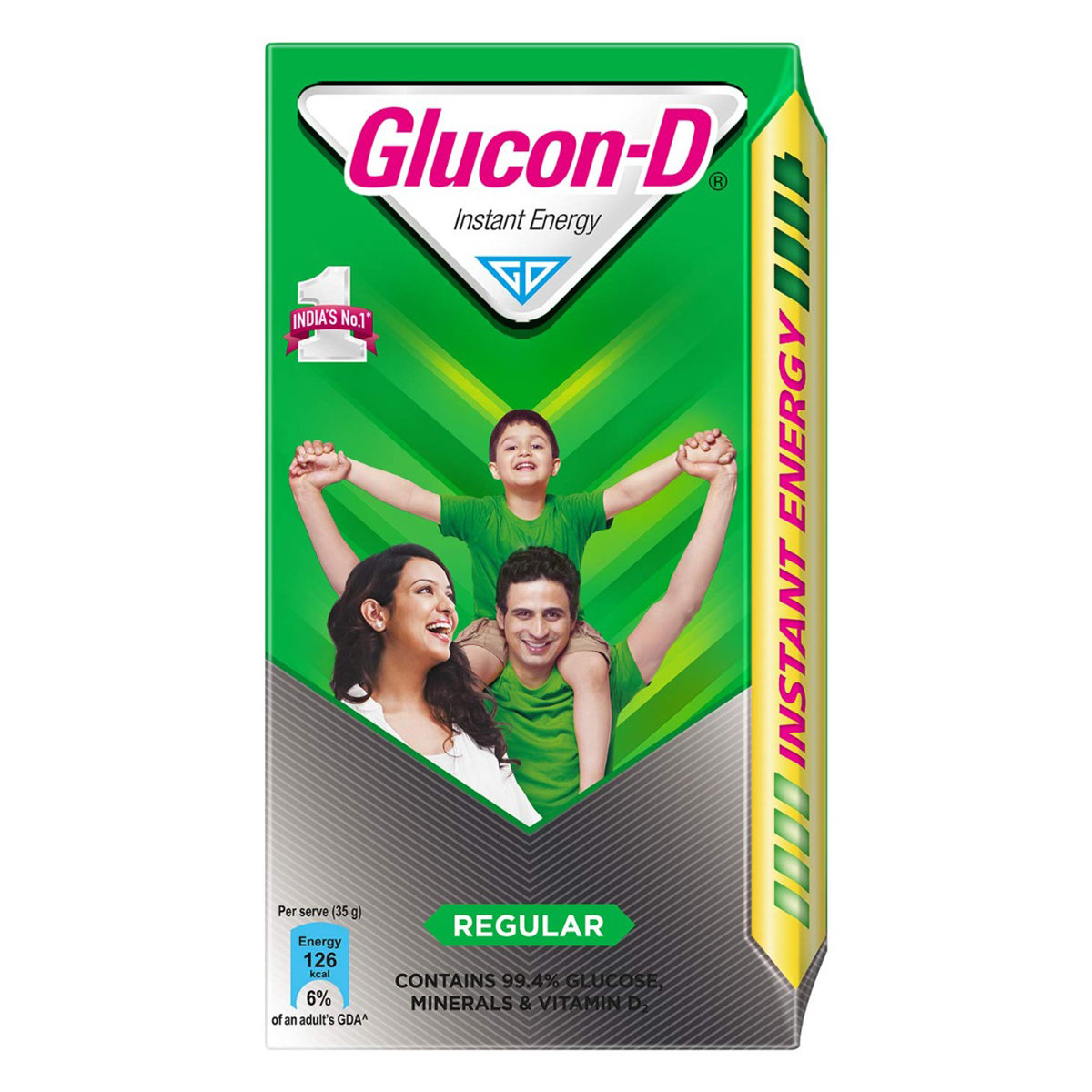 Glucon-D Regular Instant Energy Drink Powder, 1 kg Refill Pack, Pack of 1 Glucon-D Regular Instant Energy Drink Powder, 1 kg Refill Pack, Pack of 1