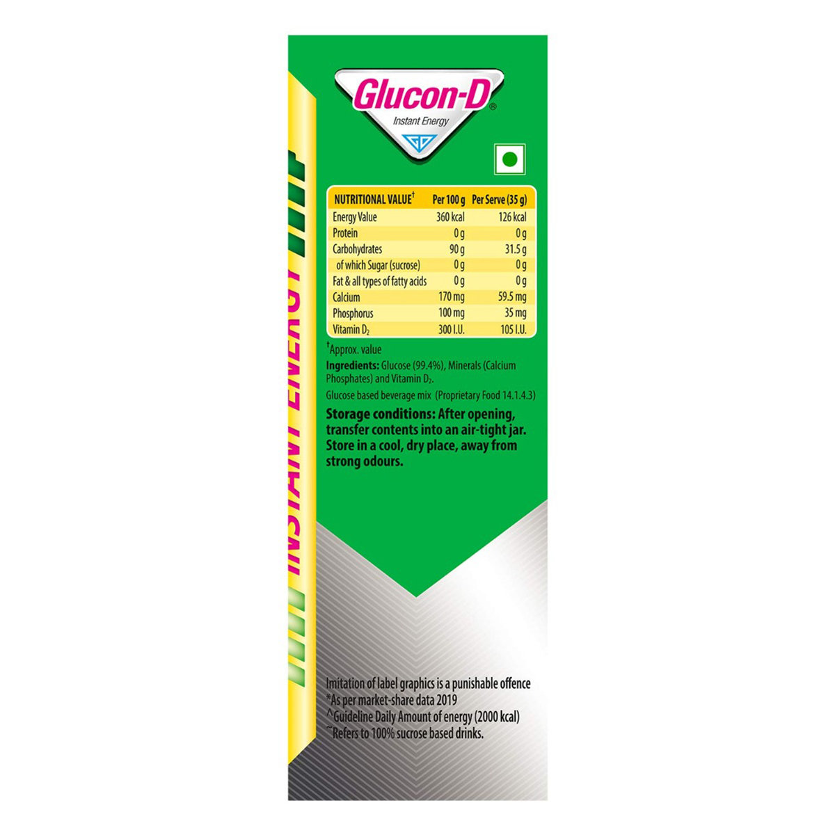 Glucon-D Regular Instant Energy Drink Powder, 1 kg Refill Pack, Pack of 1 Glucon-D Regular Instant Energy Drink Powder, 1 kg Refill Pack, Pack of 1