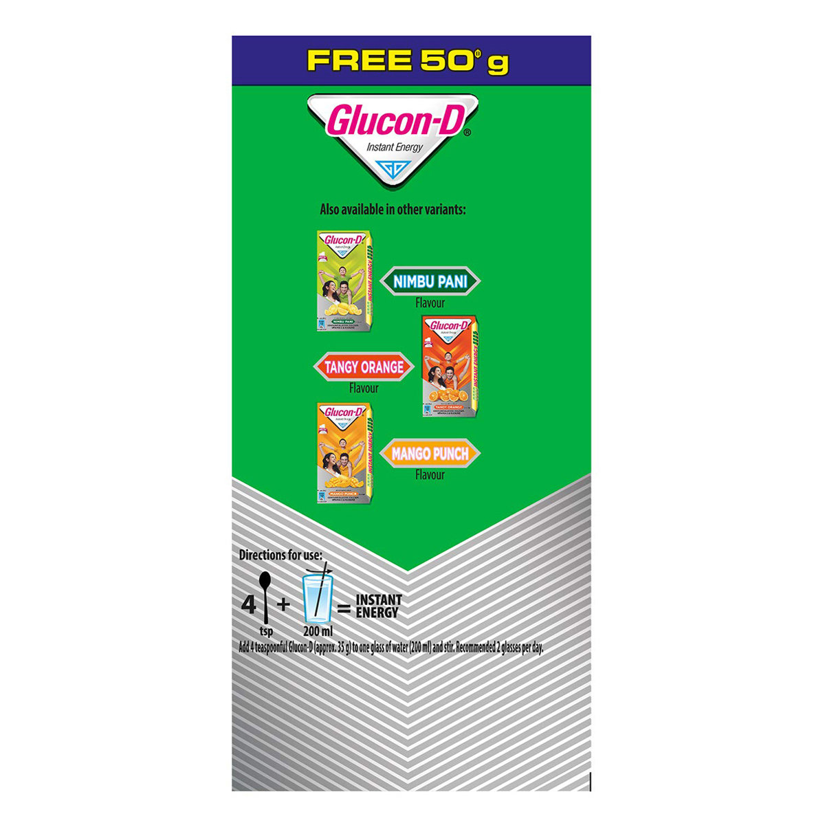 Glucon-D Original Instant Energy Drink, 200 gm, Pack of 1 Glucon-D Original Instant Energy Drink, 200 gm, Pack of 1