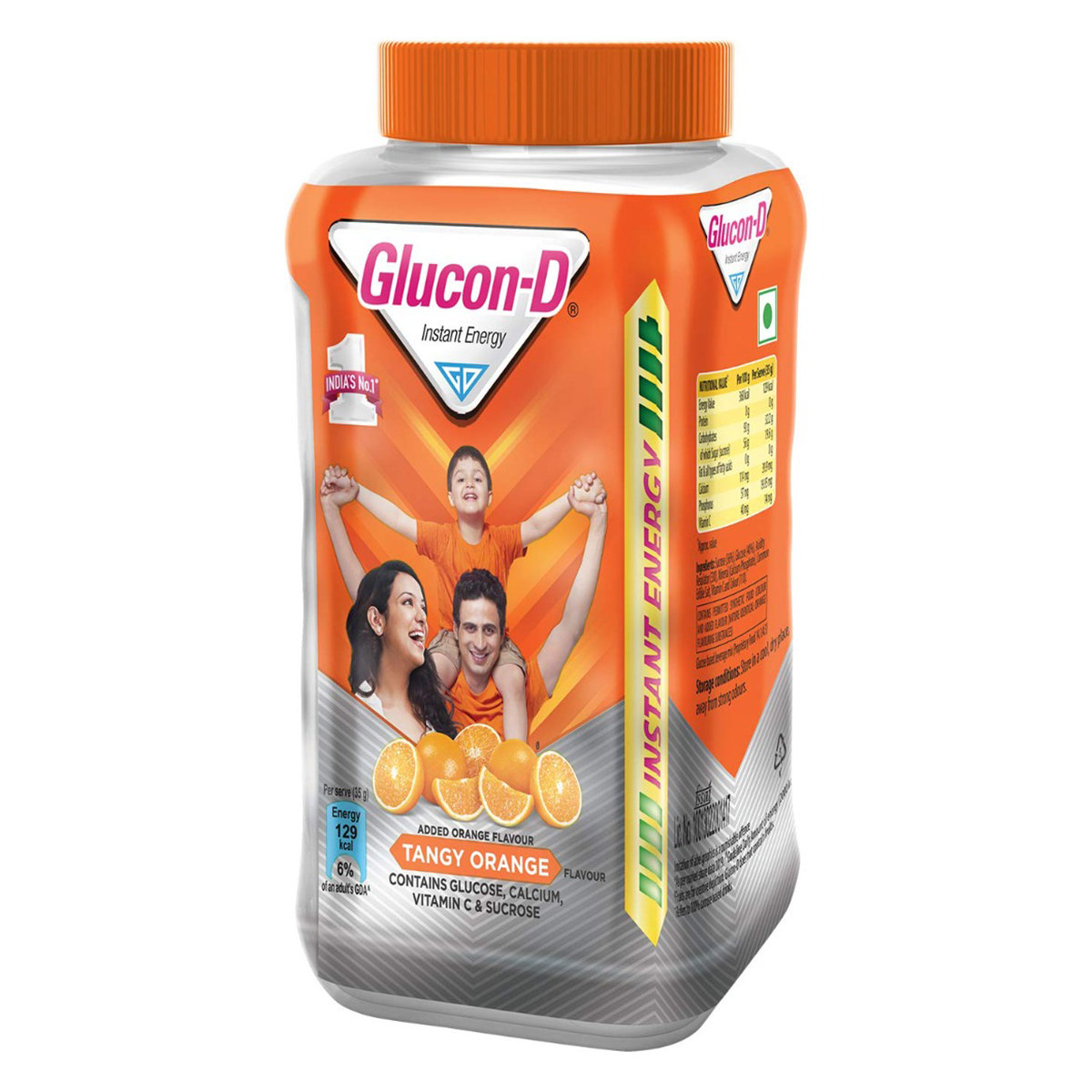 Glucon-D Instant Energy Drink Tangy Orange Flavour Powder, 400 gm, Pack of 1 Glucon-D Instant Energy Drink Tangy Orange Flavour Powder, 400 gm, Pack of 1
