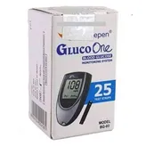 Dr. Morepen Gluco One BG-03 Blood Glucose Test Strips, 25 Count, Pack of 1