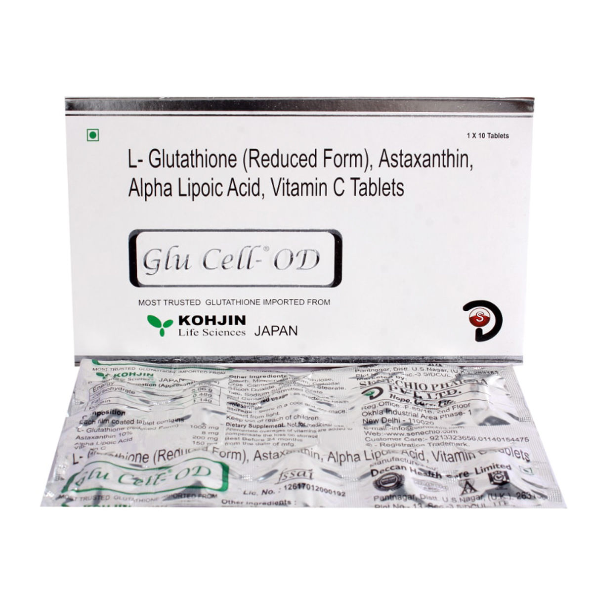 Buy Glu Cell-OD Tablet 10's Online