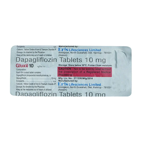 Gluxit 10 Tablet 10's, Pack of 10 TABLETS