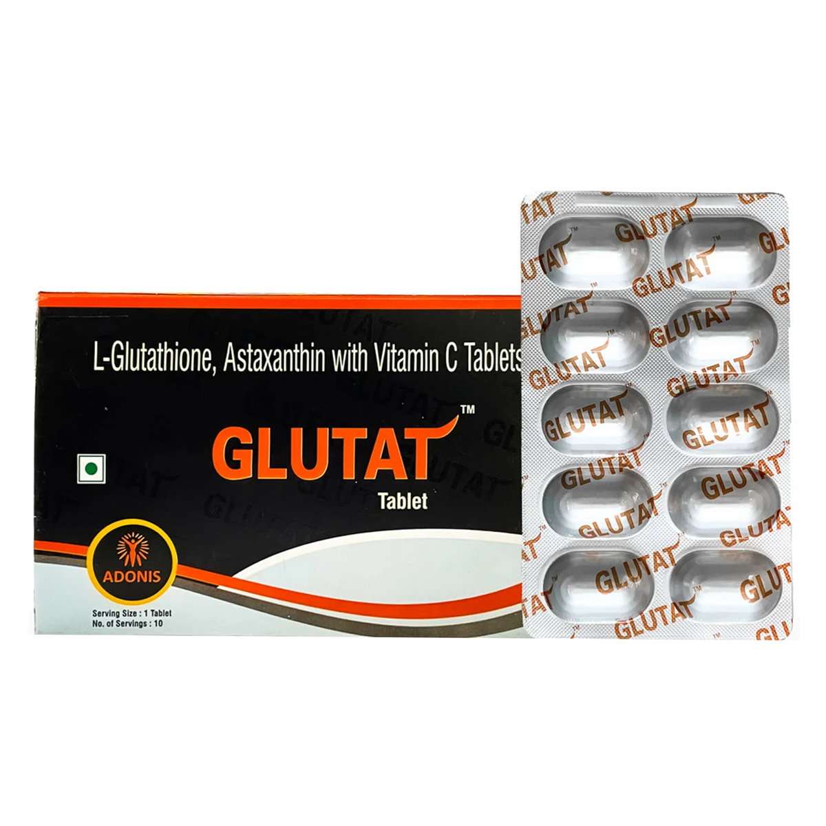 Glutat Tablet 10's, Pack of 10 Glutat Tablet 10's, Pack of 10