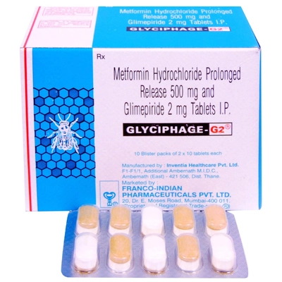 Glyciphage-G 2 Tablet 10's, Pack of 10 TABLETS