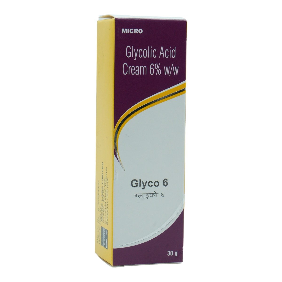 Glyco 6 Cream 30 gm, Pack of 1 Cream Glyco 6 Cream 30 gm, Pack of 1 Cream