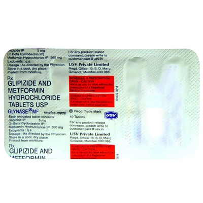 Glycomet-GP 2 Forte Tablet 10's, Pack of 10 TABLETS