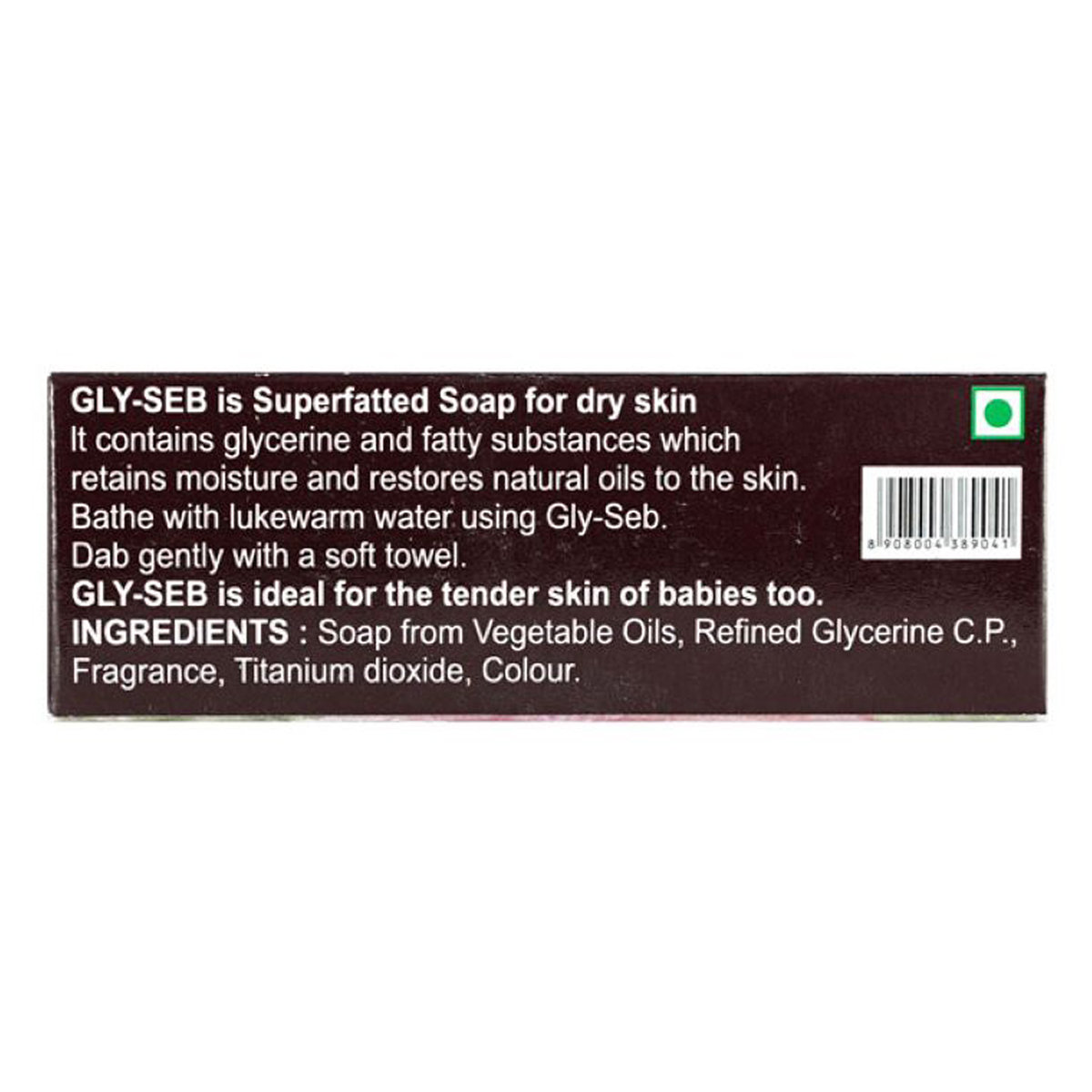 Gly-Seb Soap 75 gm | Emollient Soap With Glycerin | For Dry Skin, Pack of 1 Gly-Seb Soap 75 gm | Emollient Soap With Glycerin | For Dry Skin, Pack of 1