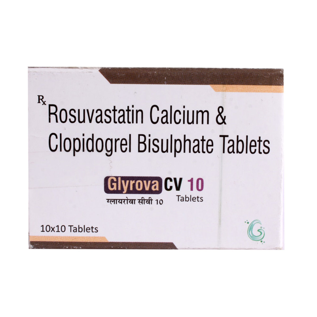 Glyrova CV 10 Tablet 10's, Pack of 10 TABLETS Glyrova CV 10 Tablet 10's, Pack of 10 TABLETS