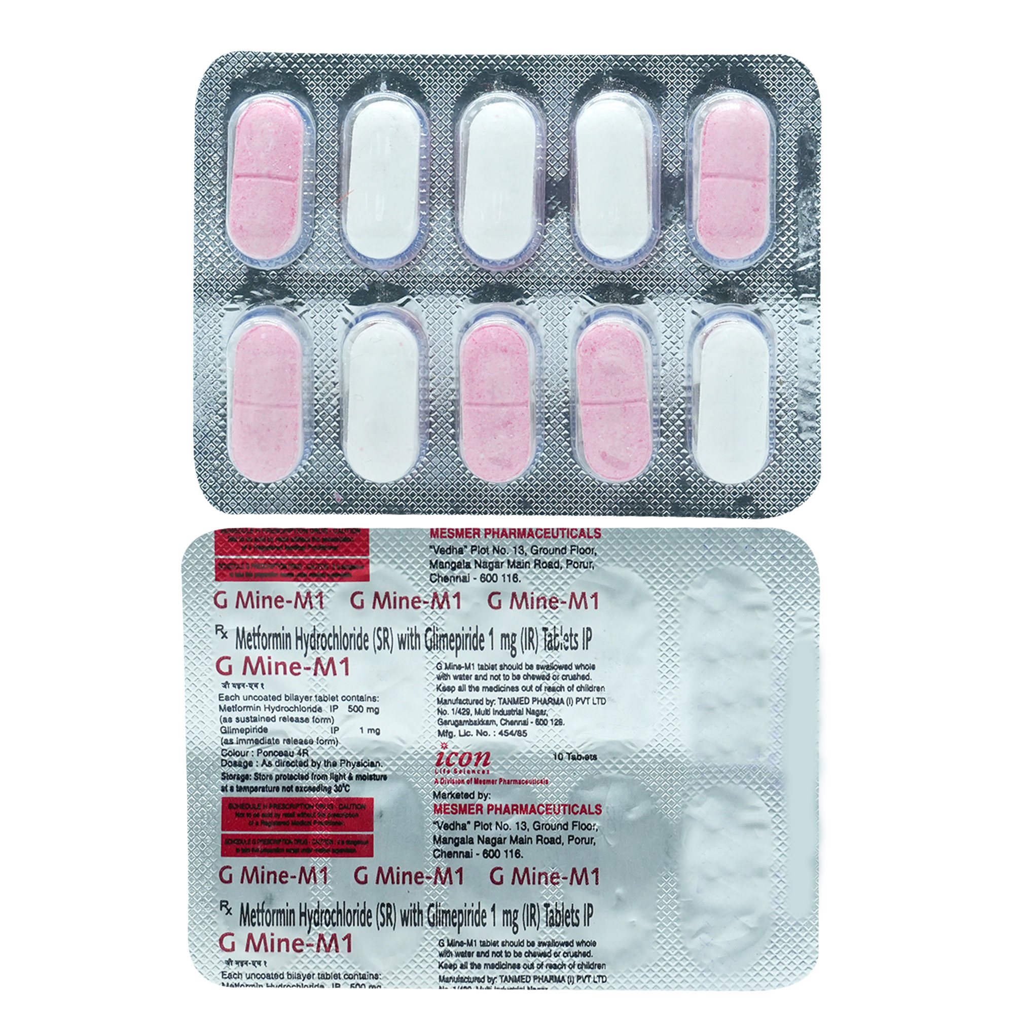 G Mine-M1 Tablet 10's, Pack of 10 TabletS G Mine-M1 Tablet 10's, Pack of 10 TabletS