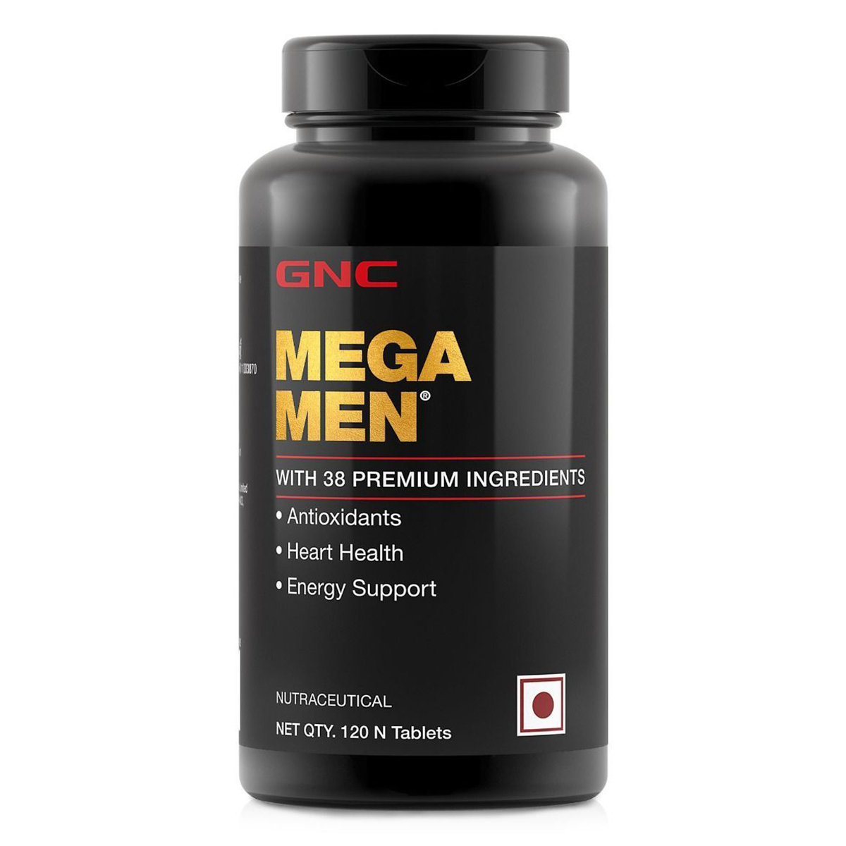 GNC Mega Men with 38 Premium Ingredients, 120 Tablets, Pack of 1 GNC Mega Men with 38 Premium Ingredients, 120 Tablets, Pack of 1
