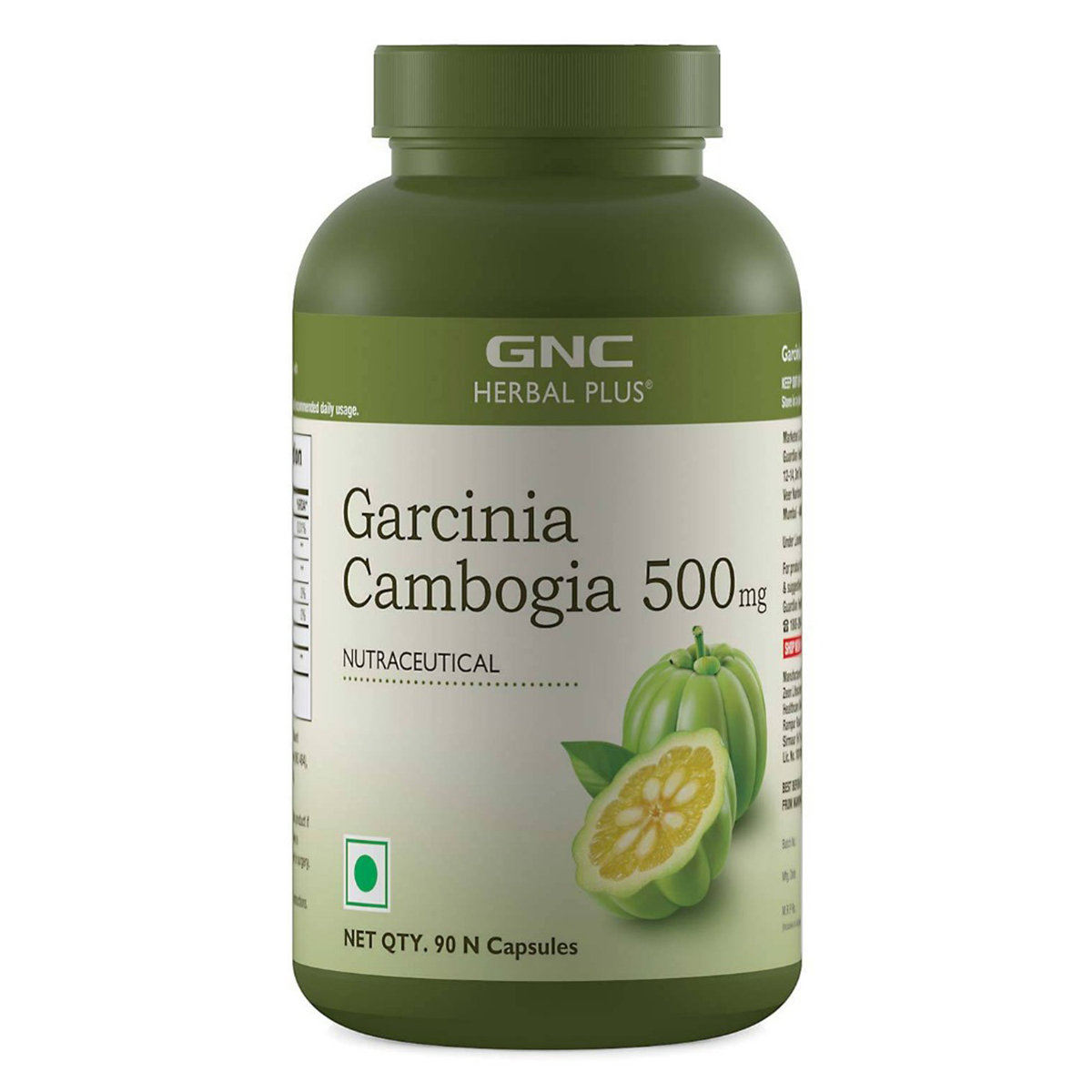 GNC Herbal Plus Garcinia Cambogia 500 mg, 90 Capsules, Pack of 1 GNC Herbal Plus Garcinia Cambogia 500 mg, 90 Capsules, Pack of 1