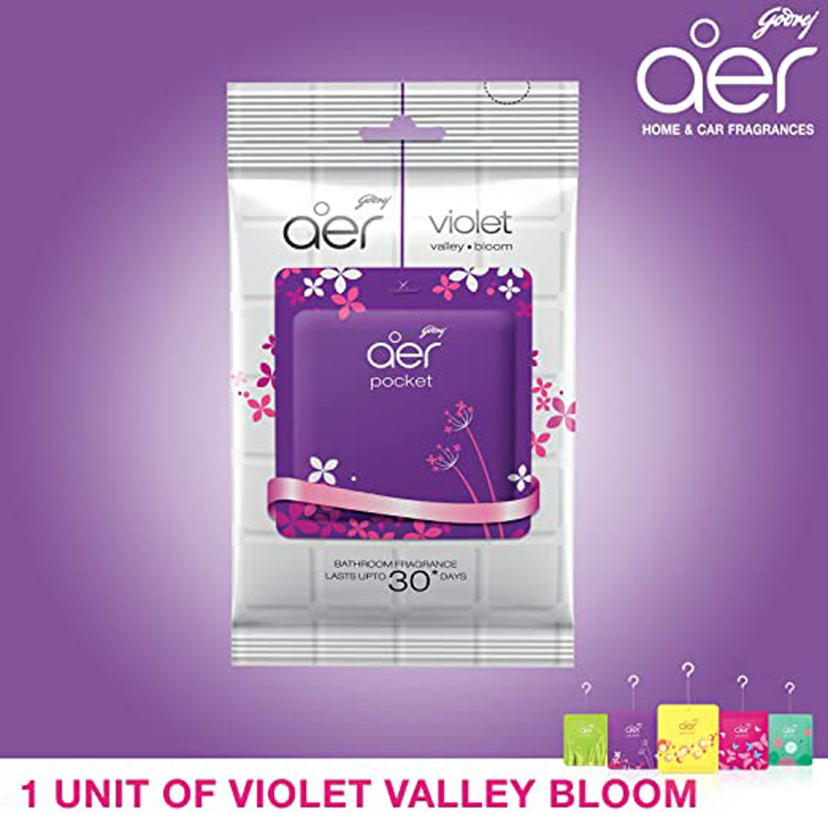 Godrej Aer Power Pocket Lavender Bloom Bathroom Fragrance, 10 gm, Pack of 1 Godrej Aer Power Pocket Lavender Bloom Bathroom Fragrance, 10 gm, Pack of 1
