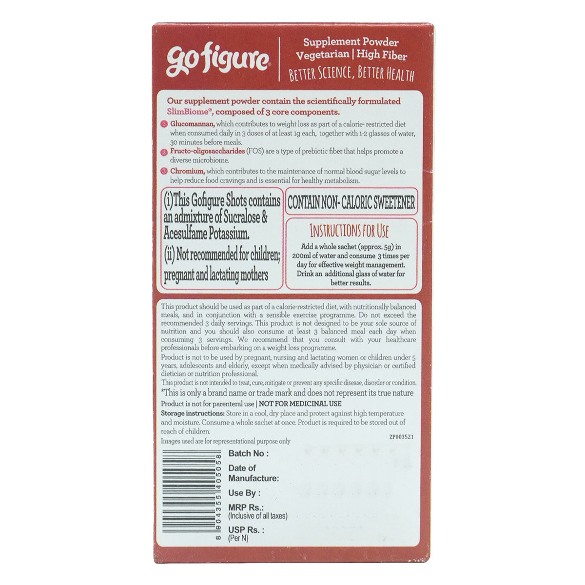 GoFigure Weight Management Shot Kiwi Strawberry Flavour Powder, 105 gm (21x5 gm), Pack of 1 GoFigure Weight Management Shot Kiwi Strawberry Flavour Powder, 105 gm (21x5 gm), Pack of 1