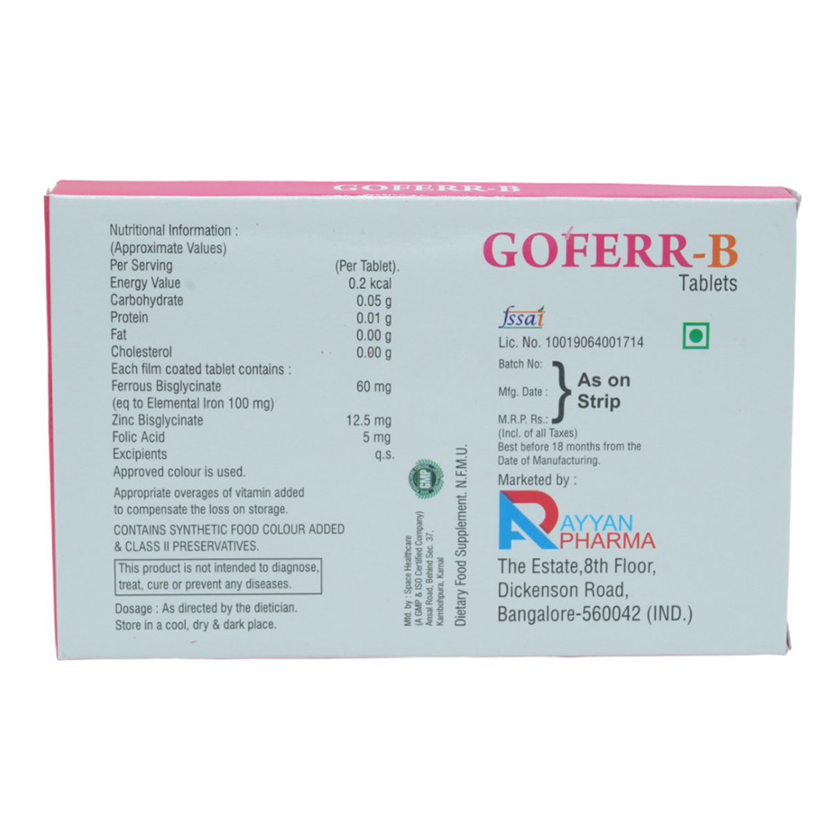 Goferr-B Tablet 10's, Pack of 10 TabletS Goferr-B Tablet 10's, Pack of 10 TabletS