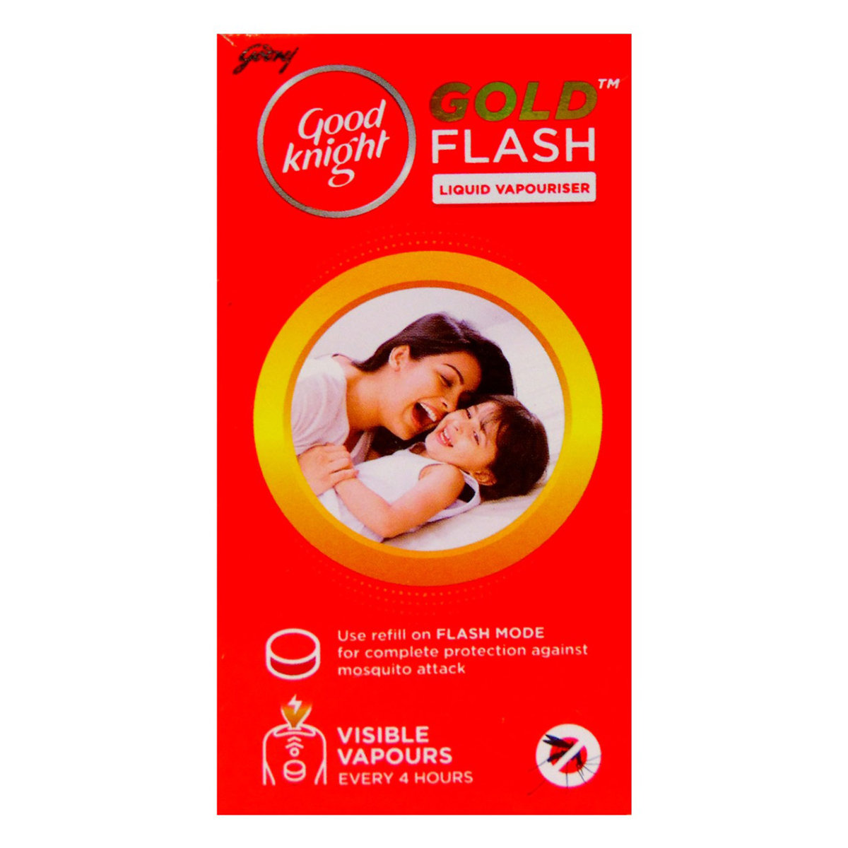 Good Knight Gold Flash Liquid Vapouriser, 45 ml, Pack of 1 Good Knight Gold Flash Liquid Vapouriser, 45 ml, Pack of 1