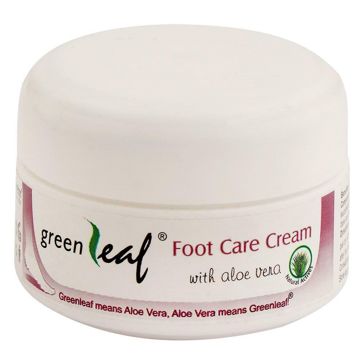 Green Leaf Foot Care Cream 50 gm | With Aloe Vera | Relieves Dry, Chapped & Cracked Heels, Pack of 1 Green Leaf Foot Care Cream 50 gm | With Aloe Vera | Relieves Dry, Chapped & Cracked Heels, Pack of 1