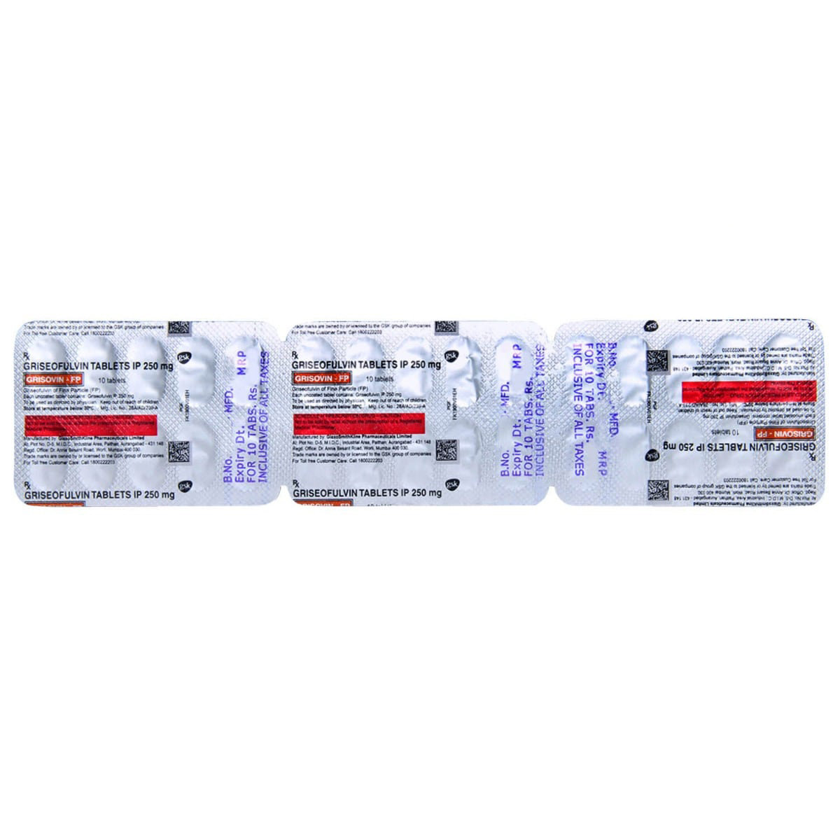 Grisovin FP Tablet 10's, Pack of 10 TABLETS Grisovin FP Tablet 10's, Pack of 10 TABLETS