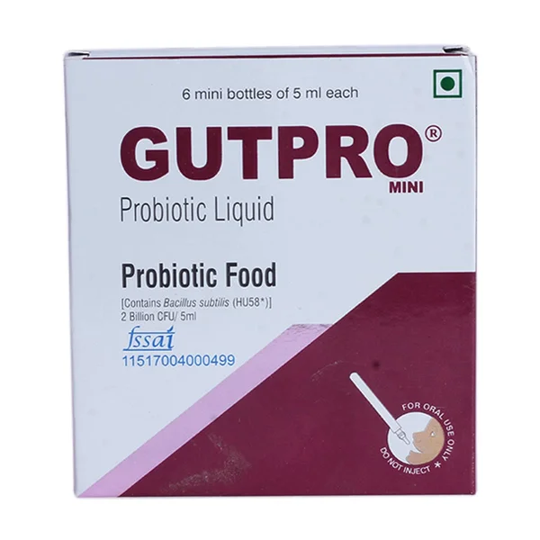 Gutpro Mini Probiotic Liquid 5 ml, Pack of 6 LiquidS