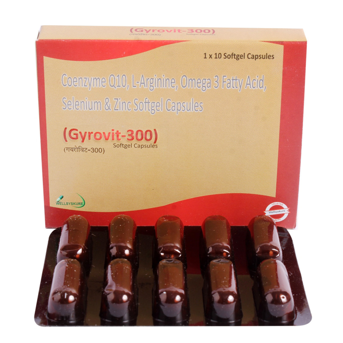 Gyrovit 300 Softgel Capsule 10's, Pack of 10 CAPSULES Gyrovit 300 Softgel Capsule 10's, Pack of 10 CAPSULES