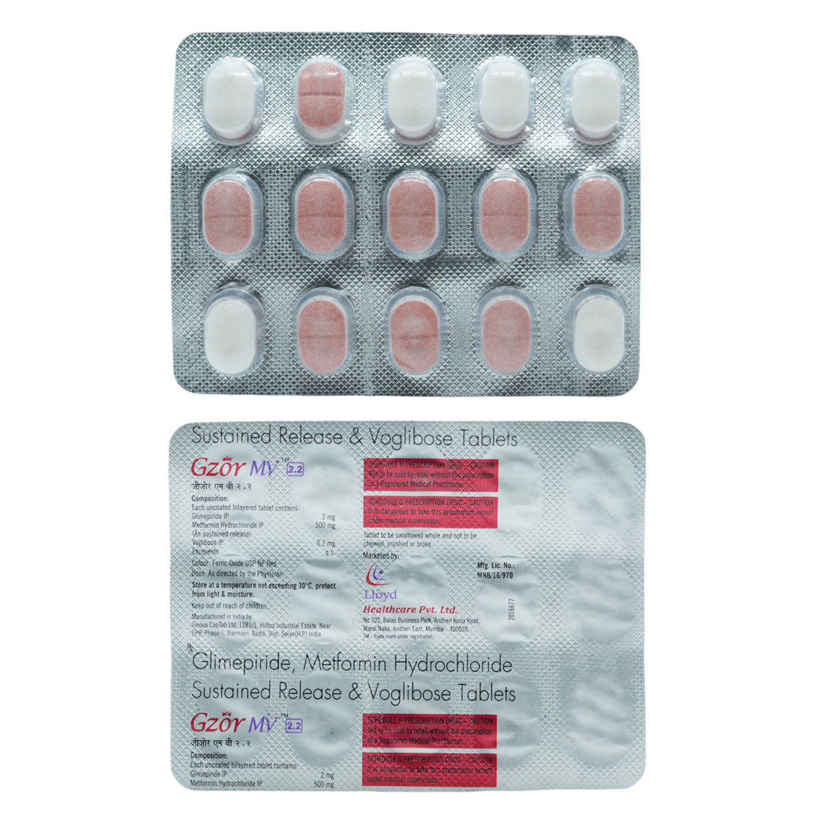 Gzor MV 2.2 Tablet 15's, Pack of 15 TABLETS Gzor MV 2.2 Tablet 15's, Pack of 15 TABLETS