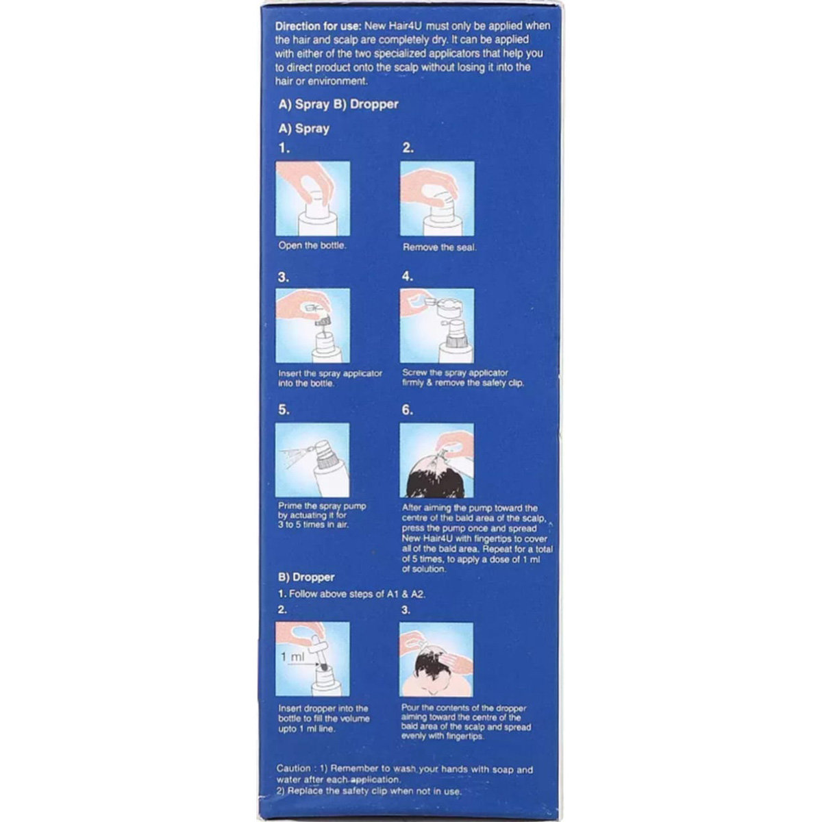 New Hair 4U 5% Solution 60 ml, Pack of 1 SOLUTION New Hair 4U 5% Solution 60 ml, Pack of 1 SOLUTION