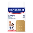 Hansaplast Jumbo Larger Wound Pad Strips 72 mm x 40 mm, 10 Count