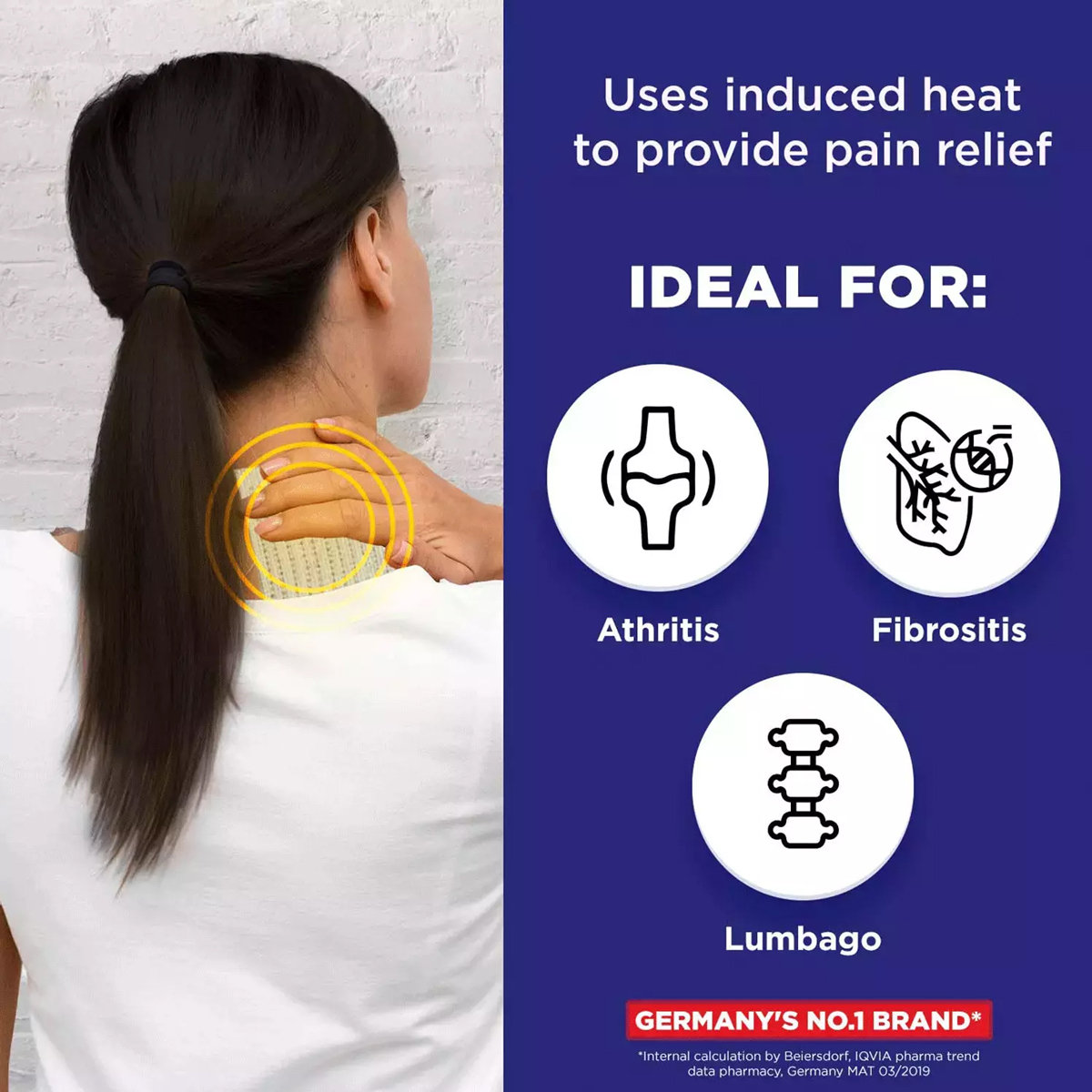 Hansaplast Lion Heat Plaster Sheet, 4 Count, Pack of 1 Hansaplast Lion Heat Plaster Sheet, 4 Count, Pack of 1