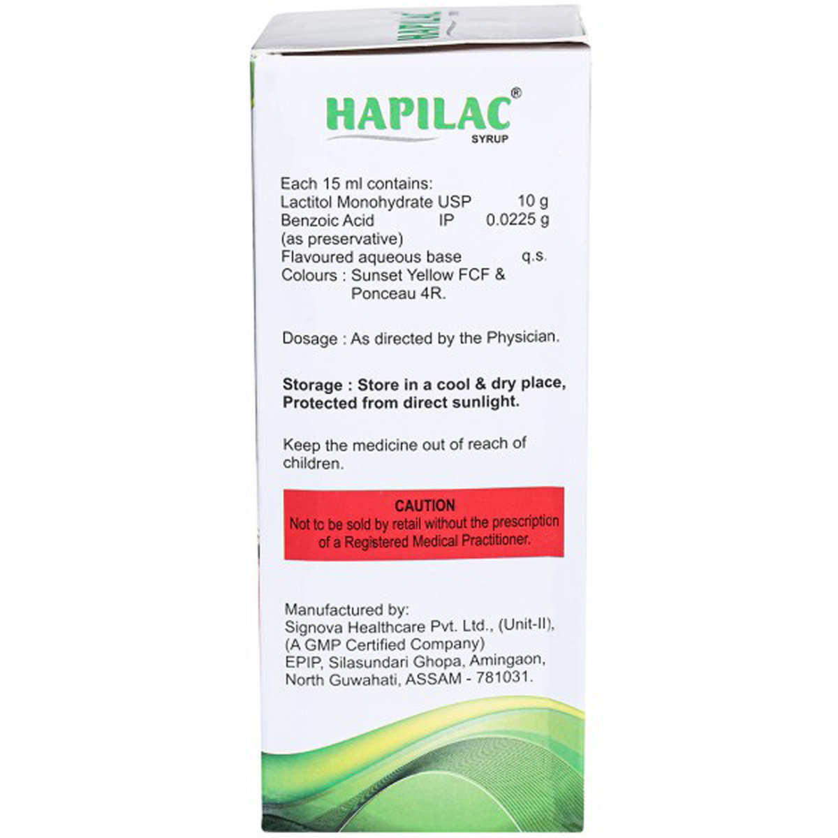 Hapilac Orange Syrup 200 ml, Pack of 1 SYRUP Hapilac Orange Syrup 200 ml, Pack of 1 SYRUP