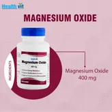 Healthvit Magnesium Oxide 400 mg, 60 Capsules, Pack of 1