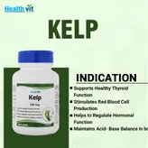 Healthvit Kelp 600 mg, 60 Capsules, Pack of 1