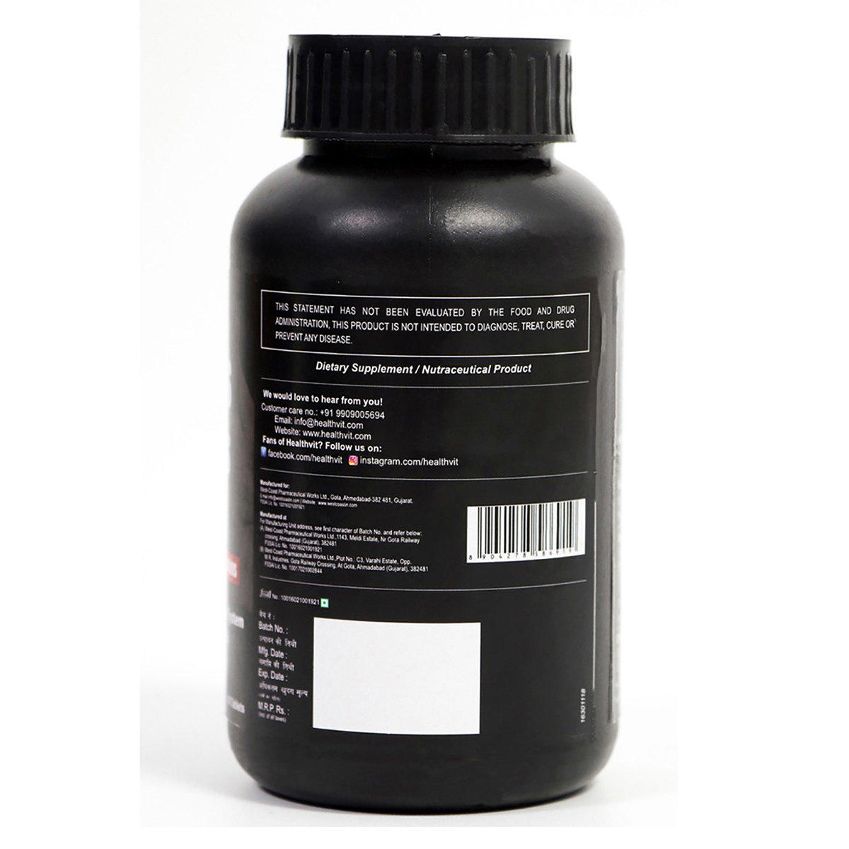 Healthvit Fitness Tribulus Terrestris 1000 mg Maximum Strength 40% Saponins - 90 Tablets, Pack of 1 Healthvit Fitness Tribulus Terrestris 1000 mg Maximum Strength 40% Saponins - 90 Tablets, Pack of 1