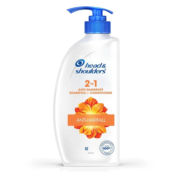 Head &amp; Shoulders 2-In-1 Smooth &amp; Silky Anti-Hairfall Shampoo + Conditioner, 650 ml, Pack of 1