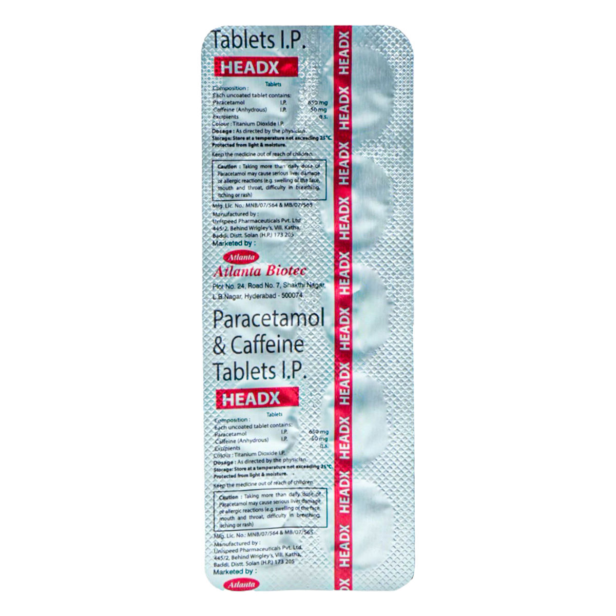 Headx Tablet 10's, Pack of 10 Headx Tablet 10's, Pack of 10