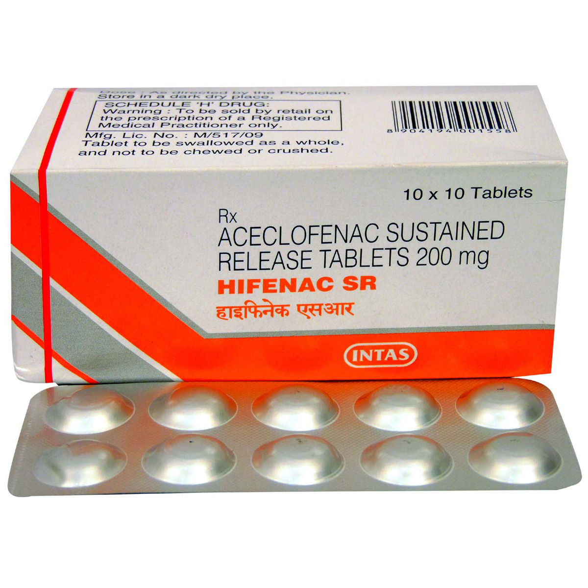 Buy Hifenac SR Tablet 10's Online