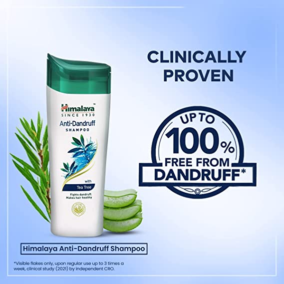Himalaya Anti-Dandruff Shampoo with Tea Tree, 80 ml, Pack of 1 Himalaya Anti-Dandruff Shampoo with Tea Tree, 80 ml, Pack of 1