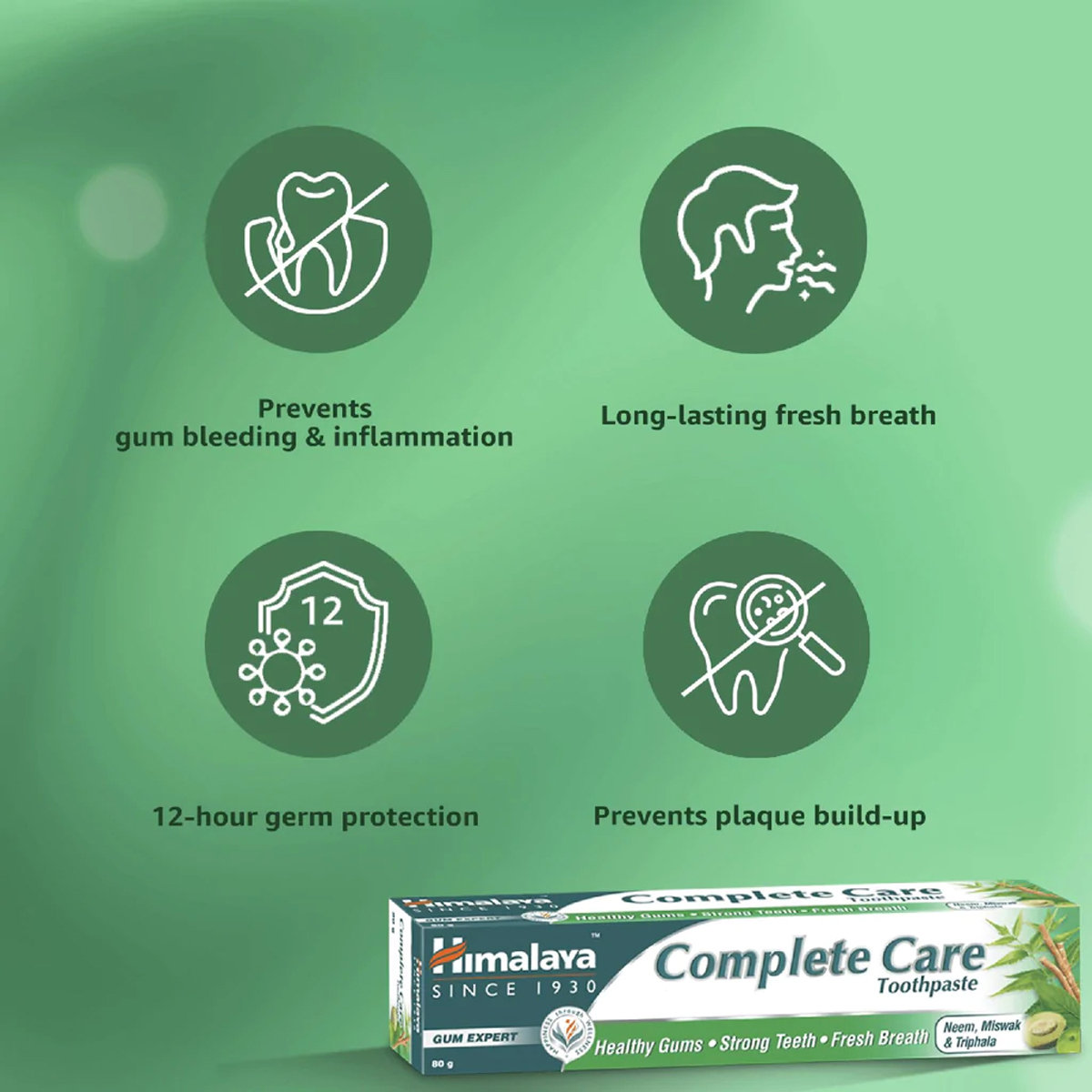 Himalaya Complete Care Herbal Toothpaste, 40 gm, Pack of 1 Himalaya Complete Care Herbal Toothpaste, 40 gm, Pack of 1