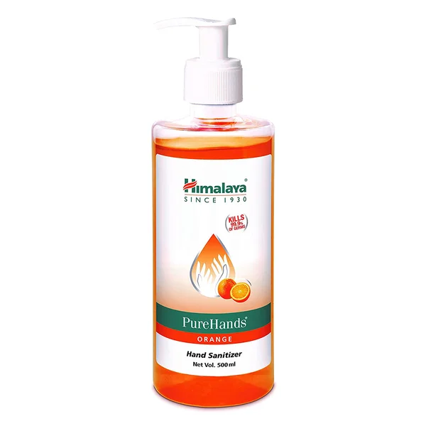 Himalaya Pure Hands Sanitizer 500 ml | Kills 99.9% Of Germs, Pack of 1